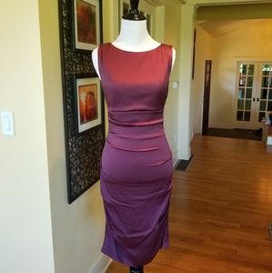 Sleeveless Rouched Dress